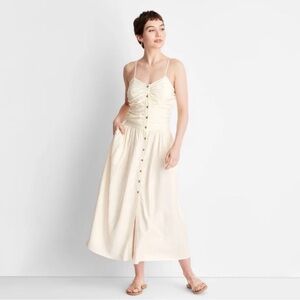 Ruched Midi Tank Dress from Future Collective™